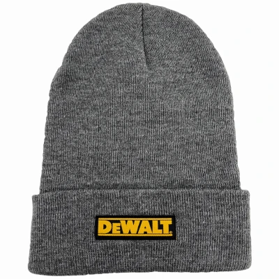 Beenie Hat, Gray/Patch