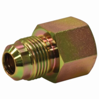 Flare Adapter Gas Fitting, 1/2 In. OD