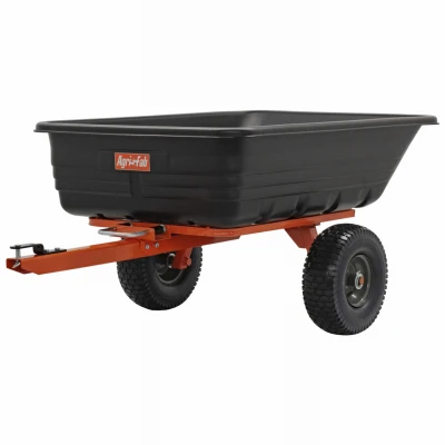 Tow Behind Poly Dump/Swivel Cart, 700 Lb./12 Cu. Ft.