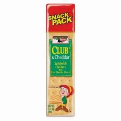 Club & Cheddar Crackers, 1.8 oz.