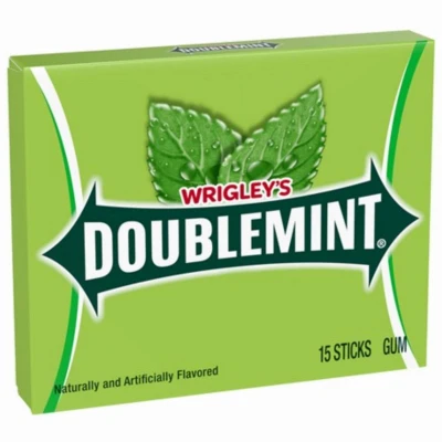 Doublemint Gum, Slim Pack, 15 Pc.