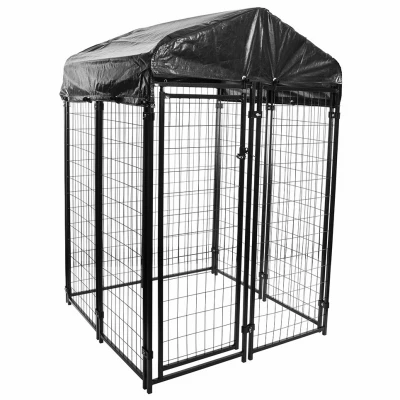 Welded Wire Dog Kennel, 4 x 4 x 6 Ft.