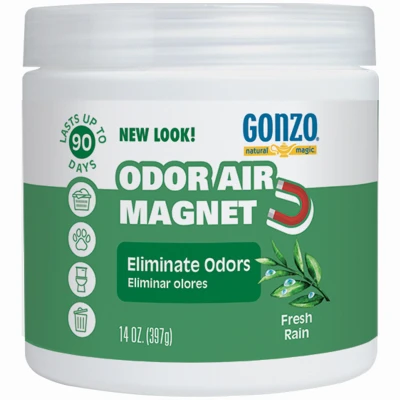 Odor Absorbing Gel, Bamboo Rain, 14 Oz Jar - 4121d