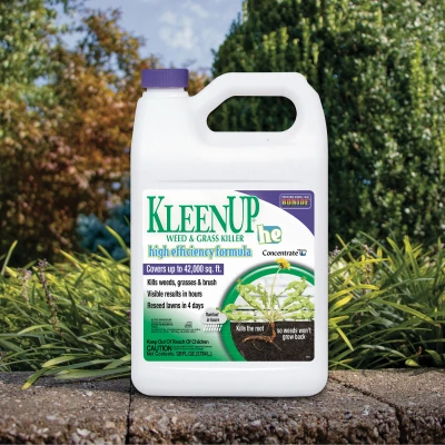 KleenUP Weed and Grass Killer Concentrate 128 Ounce High Efficiency Fast Acting Formula Kills Weeds and Roots
