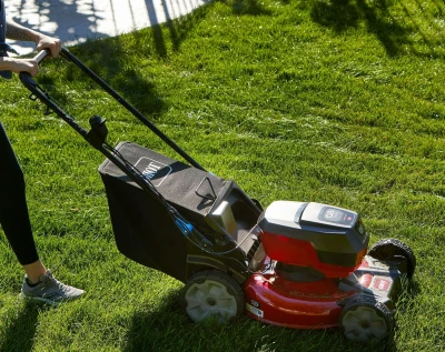 60-Volt Cordless Self-Propelled Rear Wheel Drive Recycler Lawn Mower, 21 Inch Cutting Width