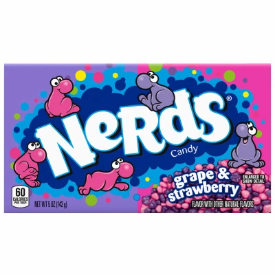 Tiny Tangy Candy, Grape & Strawberry, 5 oz. Box