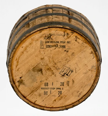 Half Wood Barrel Planter, Oak