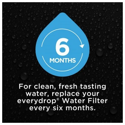 4396841 Fast Fill Refrigerator Water Filter - Ocean Blue Replacement Filter