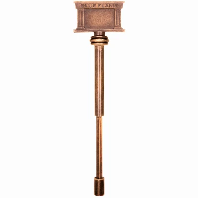 Expandable Gas Valve Fireplace Key, Rubbed Bronze Finish, 4-8 Inches, Model Exp.ky.rb