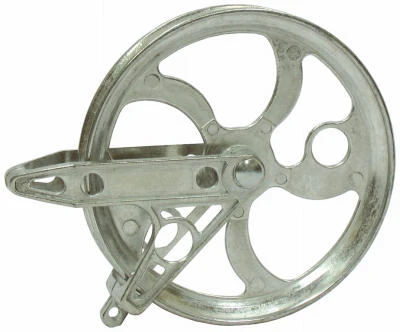 5-inch Plastic Clothesline Pulley With V-type Bracket For Rope Or Cable Wire