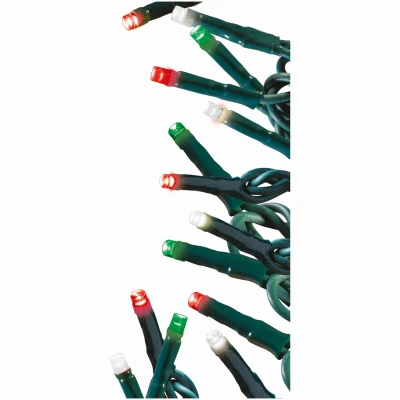 Christmas Micro Starry String Lights, 500 Lights, 8 Functions, Red, Green & Pure White