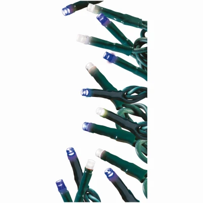 Christmas Micro Starry String Lights, 500 Lights, 8 Functions, Blue & Pure White