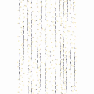 500 Light Micro Icicle Lights, 8 Functions, Warm White