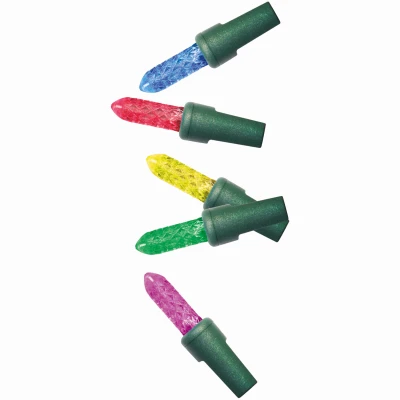Christmas Pro-Series M5 Faceted Mini String Lights Multi-Color 100 Lights