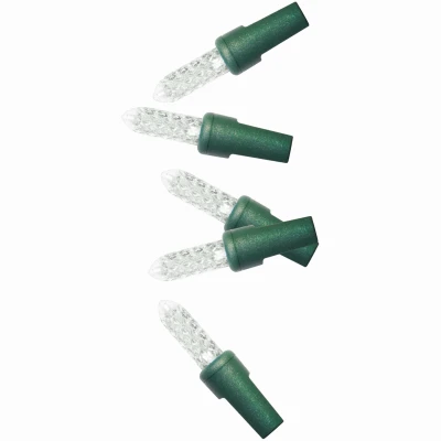Christmas Pro-series M5 Faceted Mini String Lights, Pure White, 200 Lights