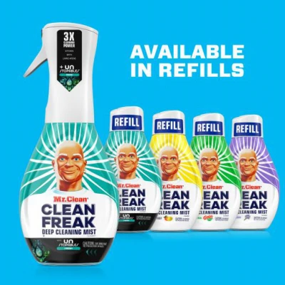 Clean Freak Deep Cleaning Multi-Surface Mist Spray with Unstopables Fresh Scent Starter Kit 16 Ounce
