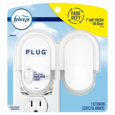 PLUG Odor-Eliminating Fade Defy Air Freshener Warmer Device, 2-Ct.