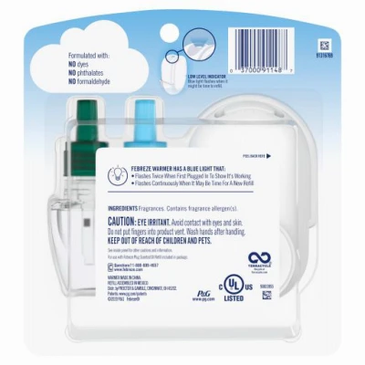 Plug Unstopables Odor Eliminating Air Freshener Starter Kit with Refill in Fresh Scent