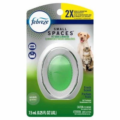 SMALL SPACES Pet Odor Eliminator Air Freshener, Fresh Scent