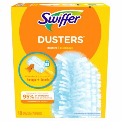 Multi-Surface Duster Refills, 18 Count Pack for Versatile Dusting