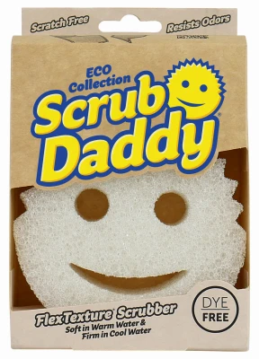 Classic Kitchen Scrubber Sponge, Scratch-Free, Dye-Free