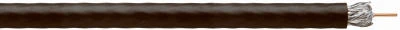 RG6/U Coaxial Cable, Black, 250 Ft.