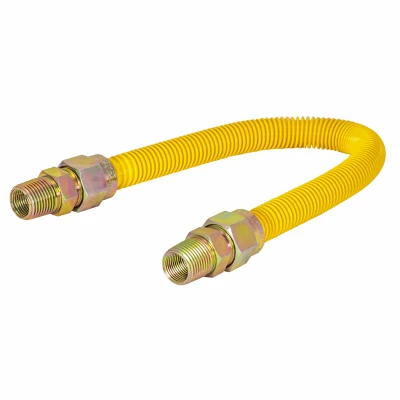 Gas Connector, Epoxy Coated, 5/8 OD x 36 In.