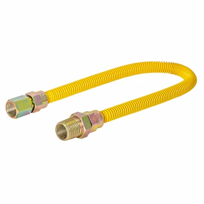 Epoxy Coated Gas Connector, 1/2 Inch Outside Diameter by 48 Inch Length