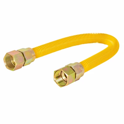 Gas Connector, Epoxy Coated, 5/8 OD x 36 In.