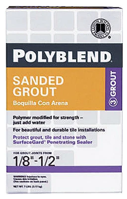 7-Lb. Pewter Sanded Polyblend Grout