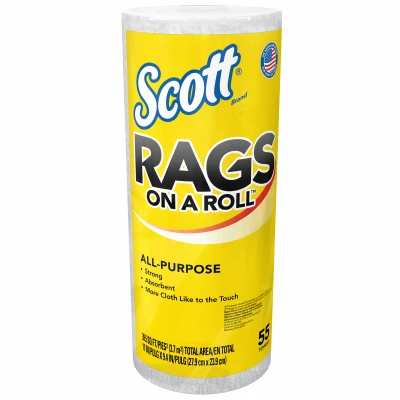 Rags On A Roll Paper Towels, 60-Ct.