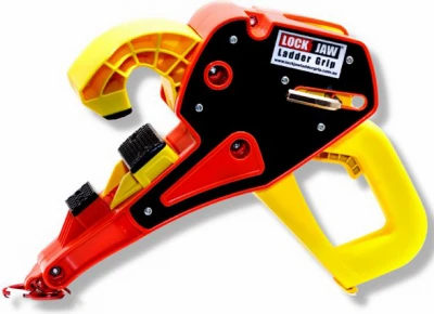 Lock Jaw Ladder-to-Gutter Safety Grip for Secure Ladder Stabilization