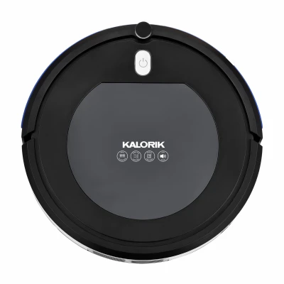 Home Ionic Pure Air Robot Vacuum, Black and Gray