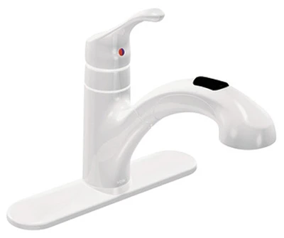 WHT SGL Pull Out Faucet