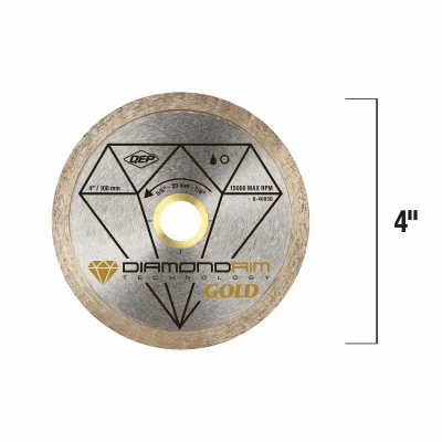 4-inch Premium Diamond Blade For Wet Or Dry Cutting Ceramic And Porcelain Tile
