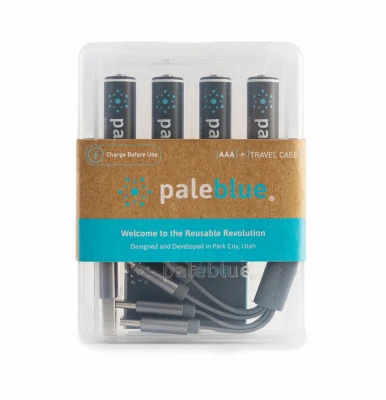 Rechargeable AAA Batteries, USB Cable, 4-Pk.