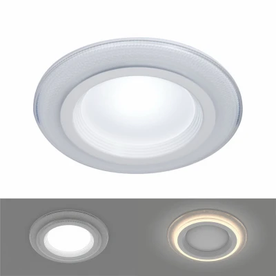 LED Direct Mount Canless Retrofit Light Kit w/ Night Light & Remote, 4 In.