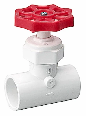 PVC Solvent-Weld Stop Valve, 3/4 In.