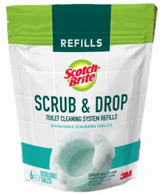 Scrub & Drop Toilet Cleaning Refill Tablet, 6-Ct.