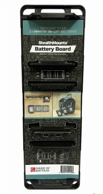 Makita 18v Battery Board Hanger With Carrying Handle - Holds 3 Batteries - Model Bd-mk18-1
