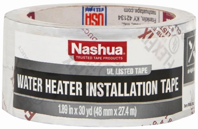 Water Heater Installation Duct Tape, 1.89 In. x 30 Yd.