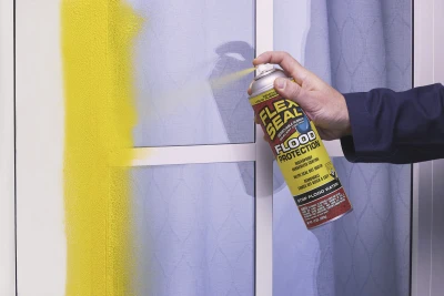 Flex Seal Flood Protection Removable Liquid Rubber, Yellow, 10 oz. Spray