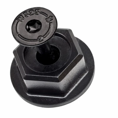 Outdoor Accents Structural Wood Screw, Black, 2 In., 50-Pk.