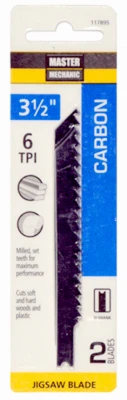 Carbon Jigsaw Blade, 3.5 In., 6-TPI, 2-Pk.