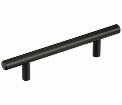 Bar Cabinet Pull, Black Bronze, 3-3/4 In.