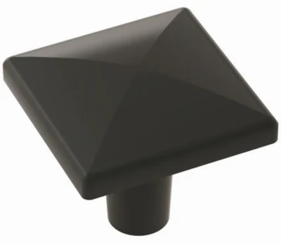 Extensity Cabinet Knob, Matte Black, 1-1/8 In.