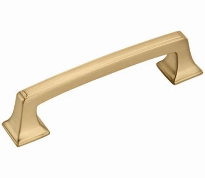 Mulholland Cabinet Pull in Champagne Bronze Finish, 3 and 3 Quarter Inches Length