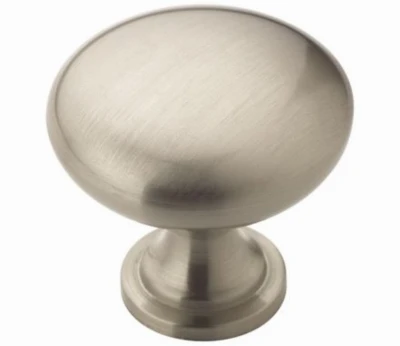 Edona Cabinet Knob, Satin Nickel, 1-1/4 In., 10-Pk.