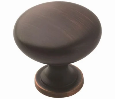 Edona Cabinet Knob, Oil-Rubbed Bronze, 1-1/4 In., 10-Pk.