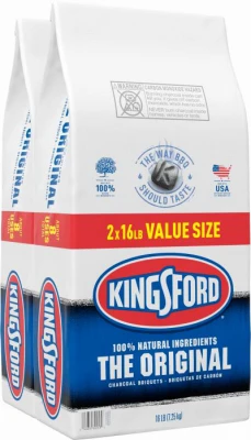 Charcoal Briquettes, 16 Lb. Bags, 2-Pk.